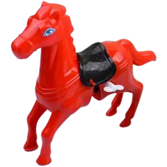 Clockwork Jumping Horse Simulation Animal Plush Jumping Style Children's Toys 1Pcs - Rokomari